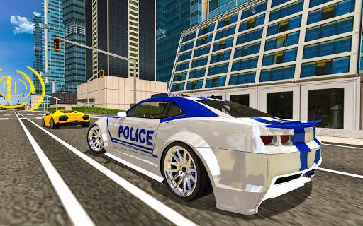 Drive Real Futuristic Police Flying Car 3D screenshot 4
