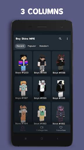 Boys Skins Minecraft PE screenshot 5