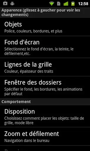 Lightning Launcher - Français screenshot 2