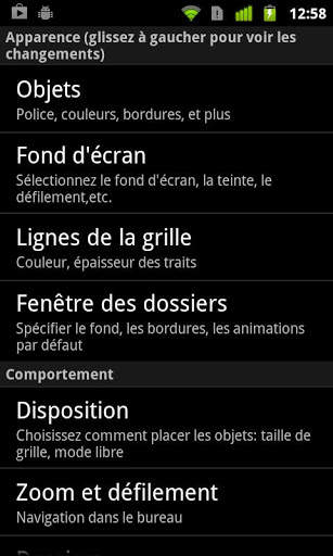Lightning Launcher - Français screenshot 2