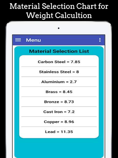 Fabrication Weight & Cost Calc screenshot 16