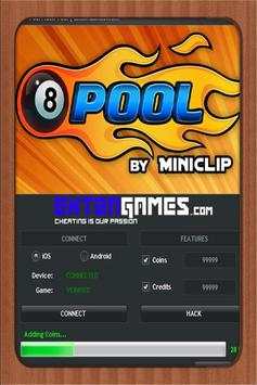 Guide for 8 ball pool Hack screenshot 1