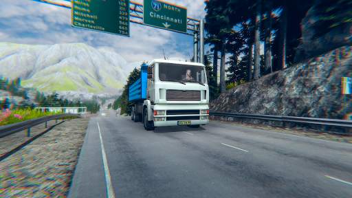 Euro truck simulator 2021: New truck driving games screenshot 2