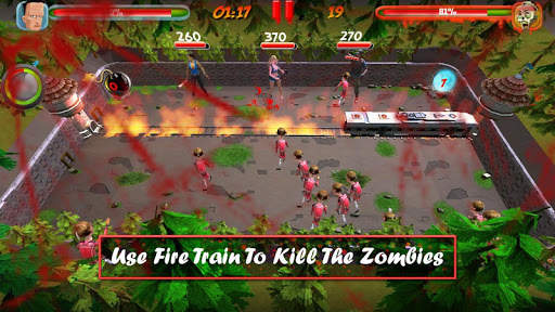 Zombie War vs. Train : AR Game screenshot 4