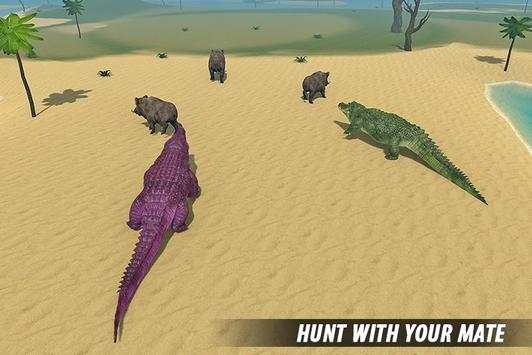 Crocodile Attack Sim: Wild Animal Family Games screenshot 5