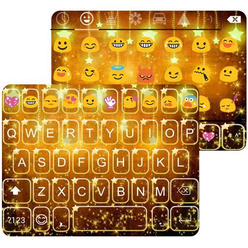 Golden Star Emoji Keyboard 1.6.6