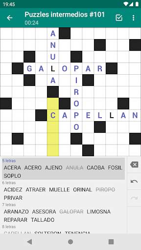 Palabras Cruzadas (Crucigrama) screenshot 2