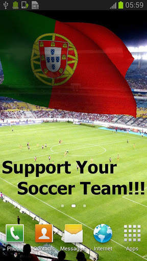 Portugal Flag Live Wallpaper screenshot 1