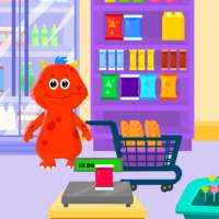 My Monster Town - Supermarket Grocery Store Games logo