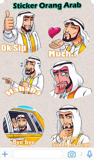 Sticker Arab Kocak- WaStickersApp screenshot 4