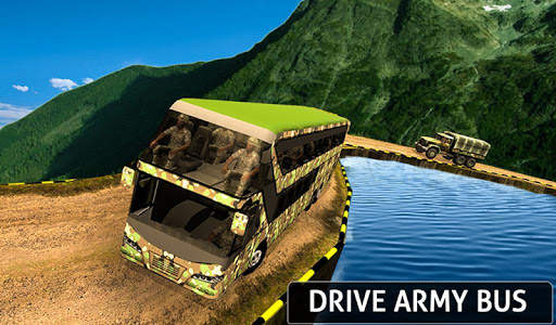 Military Bus Coach Driver: New Driving Simulator screenshot 10