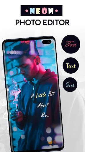 Neon Photo Editor 2019 screenshot 4