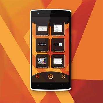 Next Launcher 3D Theme Flat O screenshot 9