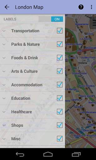 London Offline City Map Lite screenshot 8