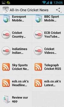 Cricket News and Headlines screenshot 2