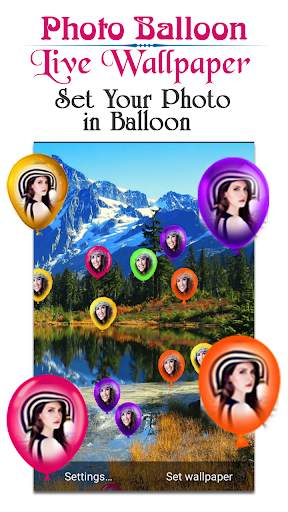 Photo Balloons Live Wallpaper screenshot 3