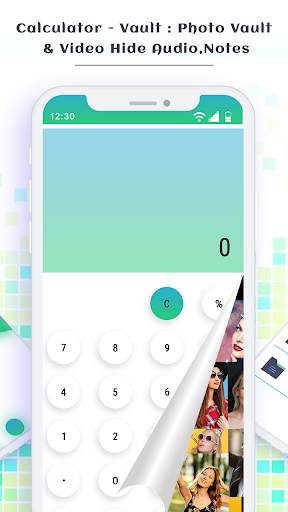 Calculator - Vault  Photo & Video Hide Audio,Notes screenshot 2