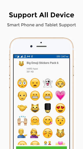 Big Emoji Stickers For Whatsapp WAStickerapps screenshot 5