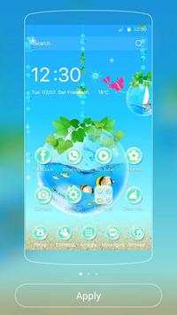 Blue Water Theme Aquarium screenshot 1