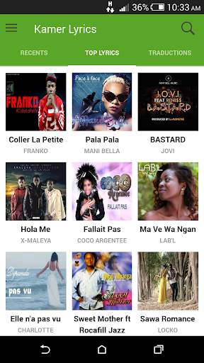 Kamer Lyrics - Cameroon Music screenshot 1