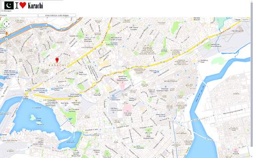 Karachi map screenshot 6
