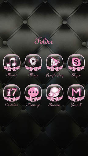 (FREE) Pinky Bowknot GO Launcher Theme screenshot 3