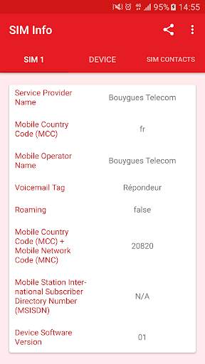 SIM Card Info screenshot 2