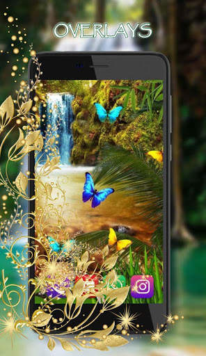 Waterfall Jungle LWP screenshot 2