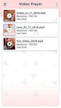 XX Video Player - HD Video Player 2019 screenshot 3