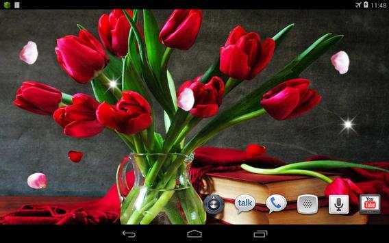 Amazing Tulips live wallpaper screenshot 1