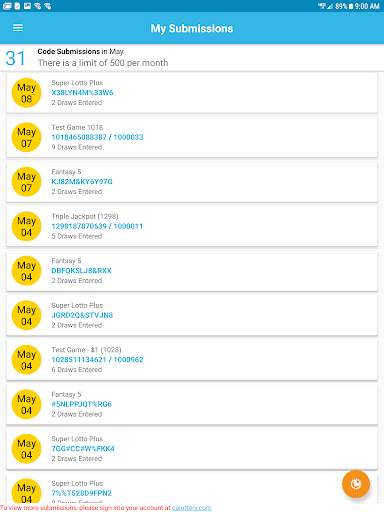 CA Lottery Official App screenshot 14