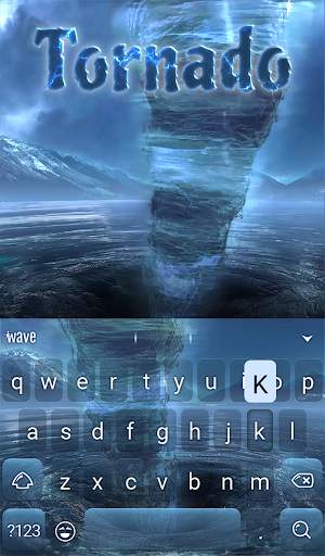 Tornado Animated Keyboard   Live Wallpaper 2 تصوير الشاشة