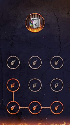 AppLock Theme Flame screenshot 2