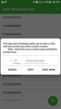 open whatsapp and direct chat 📲 screenshot 2