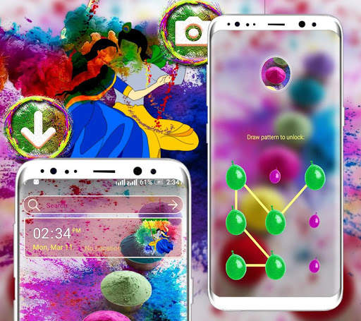 Holi Launcher Theme screenshot 5