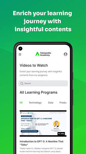 Tokopedia Academy screenshot 1