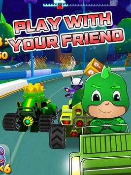 PJ Super Hero Car Racing screenshot 3