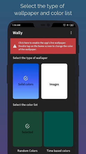 Wally Wallpaper changer screenshot 1