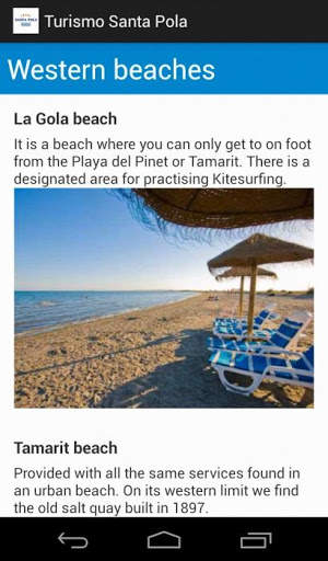 Santa Pola Tourism screenshot 2
