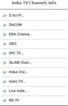 India TV Channels Info screenshot 2