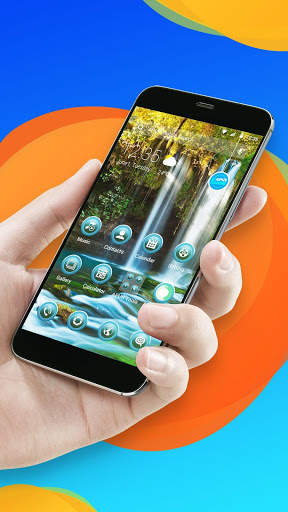 waterfall nature scene -APUS Launcher theme screenshot 1