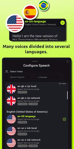 Translator Woman's Voice - TTS screenshot 4