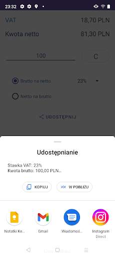 Kalkulator VAT brutto netto screenshot 3