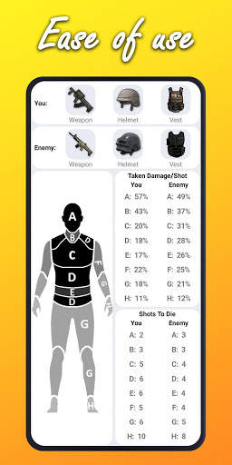Damage Calculator For PUBG screenshot 1