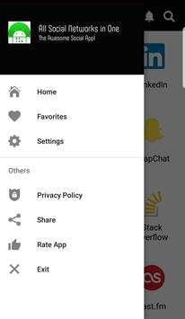 All social networks screenshot 1