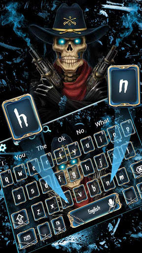 Skull Fire Guns Keyboard screenshot 2