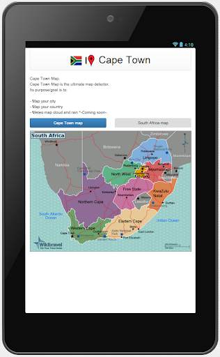 Cape Town map screenshot 1