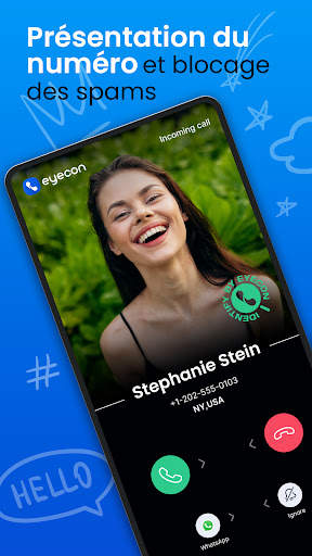 Appelant bloc spam Eyecon screenshot 1