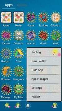 Fireworks GO Launcher EX Theme screenshot 3
