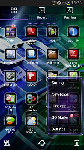 Tech GO Launcher EX Theme screenshot 2